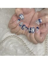 ブルーデイジー 栄本店(Blue daisy)/チェックネイル