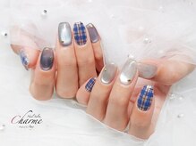 シャルム(Charme)/チェックネイル