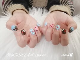 チェックｘキャンディーｘハート