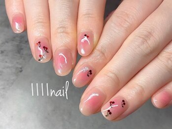 イチイチイチイチネイル(1111nail)/チーク×さくらんぼ★