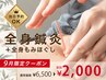 人気No.2【全身もみほぐし＋全身鍼灸】で深部にアプローチ