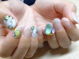 ニュアンス フラワー ビジュー