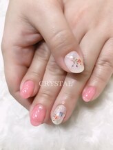 クリスタル(CRYSTAL)/春ネイル