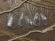 ネイル ミミュー(Nail Mimyu)/クリアゴージャスネイル