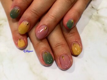 ジー フィンガー 千葉店(G)/くすみカラーグラデーション