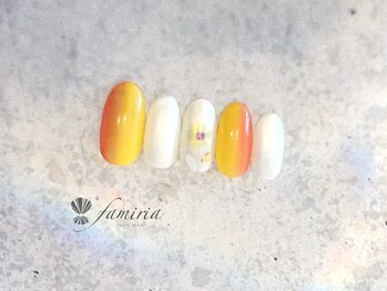 ファミリア/夏×ポップネイル
