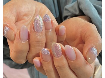 オテモネイル(otemo.nail)/紫陽花ネイル