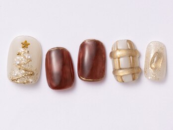 アイ ネイルズ 天神店(I nails)/キラキラツリー　￥8300