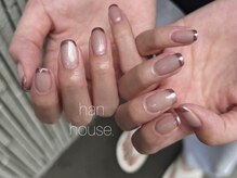 ハンハウス 辻堂店(Han house.)/マグネット×ミラーフレンチ