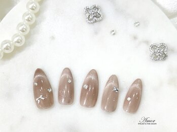 まつげエクステアンドネイルサロン アモル 恵比寿店(Amor)/定額ワンホン韓国ネイル　8900円