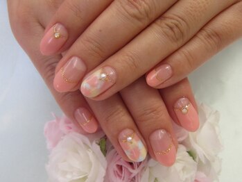 ネイルサロン ビー トライアングル 神楽坂店(B'triangle)/定額シンプルアートジェル