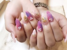 エトワール 中川中島店(Etoile)/人魚の鱗ネイル