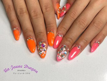 アン ジョーヌドラゴ/【ロングネイル】アシメネオン