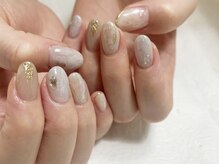 アイネイルズ 渋谷店(I nails)/グレーブルーニュアンス