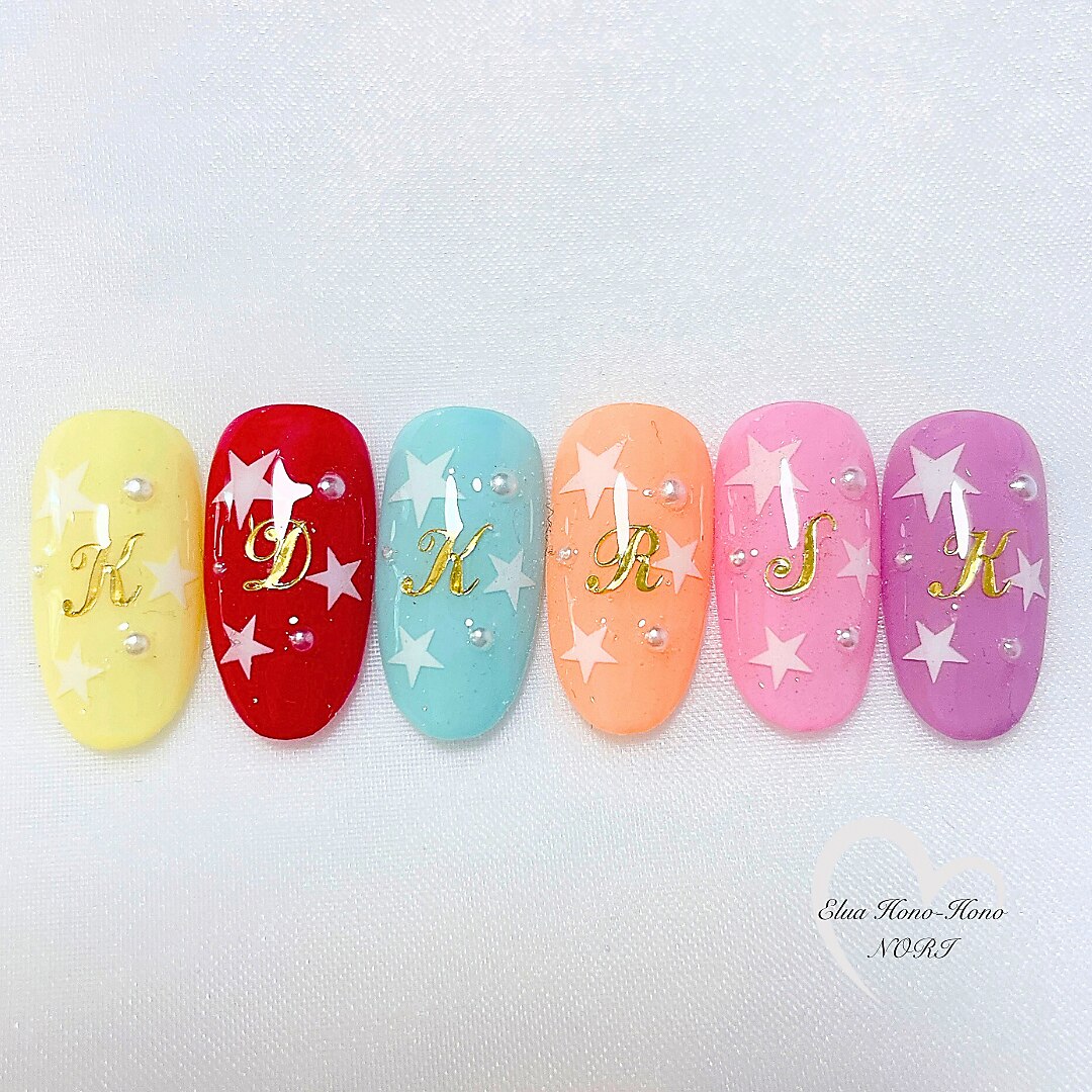 オーダーネイルチップ 推しネイル なにわ男子 痛ネイル フルオーダー