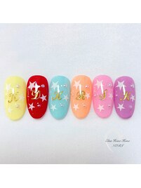 【推しネイル】なにわ男子カラー