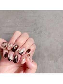 アティックネイルアトリエ(attic nail atelier)/バレンタインネイル★
