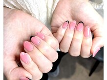 サロンサルート 本店(salon salute)/～ちゅるんと黒フレンチ～