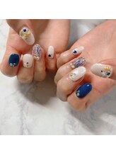 ブラン(blanc)/海デザインネイル