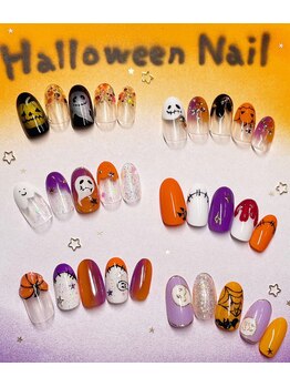 クランベリーネイル 代官山 恵比寿(cranberry nail)/ハロウィンネイル