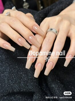 ドーパミンネイル 錦糸町(dopamine nail)の写真/長さだし★ロングネイルで美爪見え♪ワンカラーでも長さだしで手元美人！やり放題デザインも大人気！