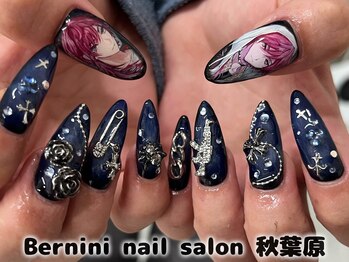 秋葉原ネイル/手描きネイル/銀座