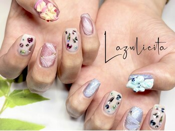 ラズリチタ(Lazulicita)の写真/【痛ネイル10本し放題 ￥11000】イベント前や特別な日にオススメ☆ずっと眺めていたくなる指先に大変身♪