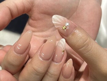 ネイルアヴァンス 京橋店(Nail AVANCE.)/ぷっくり貝殻ネイル