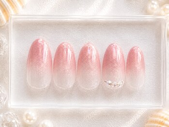 桜/ピンクマグネットネイル