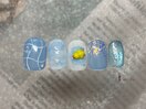 ぷっくりアヒルネイル