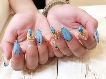 エトワール 中川中島店(Etoile)/大理石ネイル