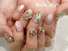ネイルズアリー 立川店(Nails ally)/バタフライ×マグネット×韓国