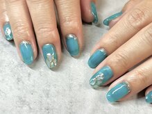 エヌドットプラスネイル(N.plus NaiL)/夏ネイル/シェルネイル