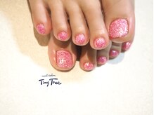 タイニーツリー(Tiny Tree)/Barbie ピンクフラッシュネイル