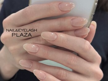 アイラッシュプラザ 南森町店(EYELASHPLAZA)の写真/高技術だからこそ差がつくワンカラーやシンプル定額デザイン豊富！肌なじみの良いスキンカラーもオススメ◎