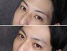 王道【似合わせ眉毛WAX】カウンセリング→デザイン→WAX→間引き→保湿