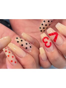 手描きアートが得意なサロン