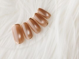 ちゅるん系マグネットネイル