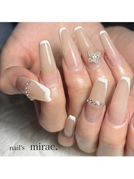 ネイルズミラク(nail's mirac.)/スキニーフレンチネイル