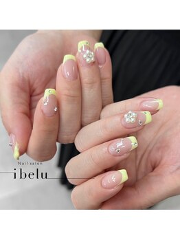イベル 船橋店(ibelu)/イエローフレンチネイル