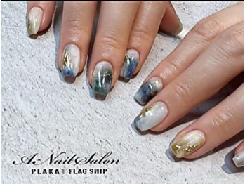 エーネイルサロン プラーカ本店(A-Nail Salon)/夏色ニュアンス