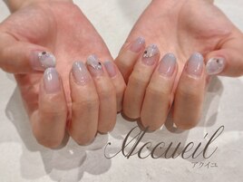 夏のニュアンスネイル