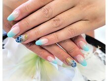ネイルサロン スクール アンジェラ 水戸本店/青！！