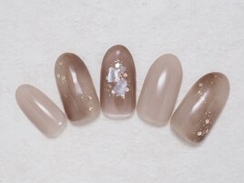 透明感 ニュアンスネイル