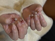 ネイルズカフェアン 飾磨店(nails cafe an)/hand : 付け放題 ¥8250