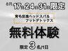 【日曜日限定】迷ってるならやってみよう！育毛促進ヘッドスパ  ¥15000 → ¥0