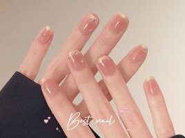 春ネイル/フレンチ