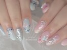 うるうる推しコンセプトネイル