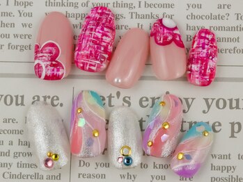 ネイルアンドアイラッシュ テラ 明石店(nail&eyelash Terra)/オフ+ケア付☆定額コース