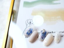 ナチュラボ ネイル(NATURA:BO NAIL)/ビジューネイル(ニュアンス)